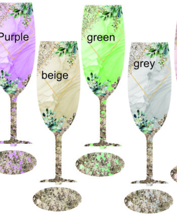 Champagne Glass Decorations / Place Settings