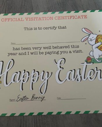 Seasonal Certificate's or Letter's
