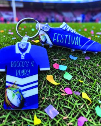 Rocco's & Rugby Festival Keyrings