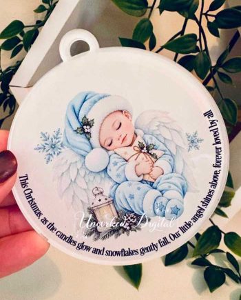Baby Memorial Decoration at Christmas Time