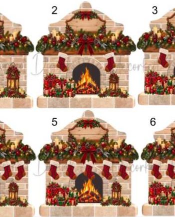 Fireplace With Stockings