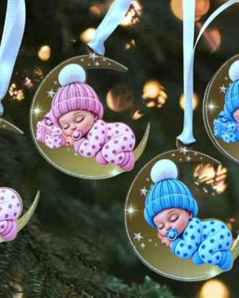 Half Moon Baby Decoration